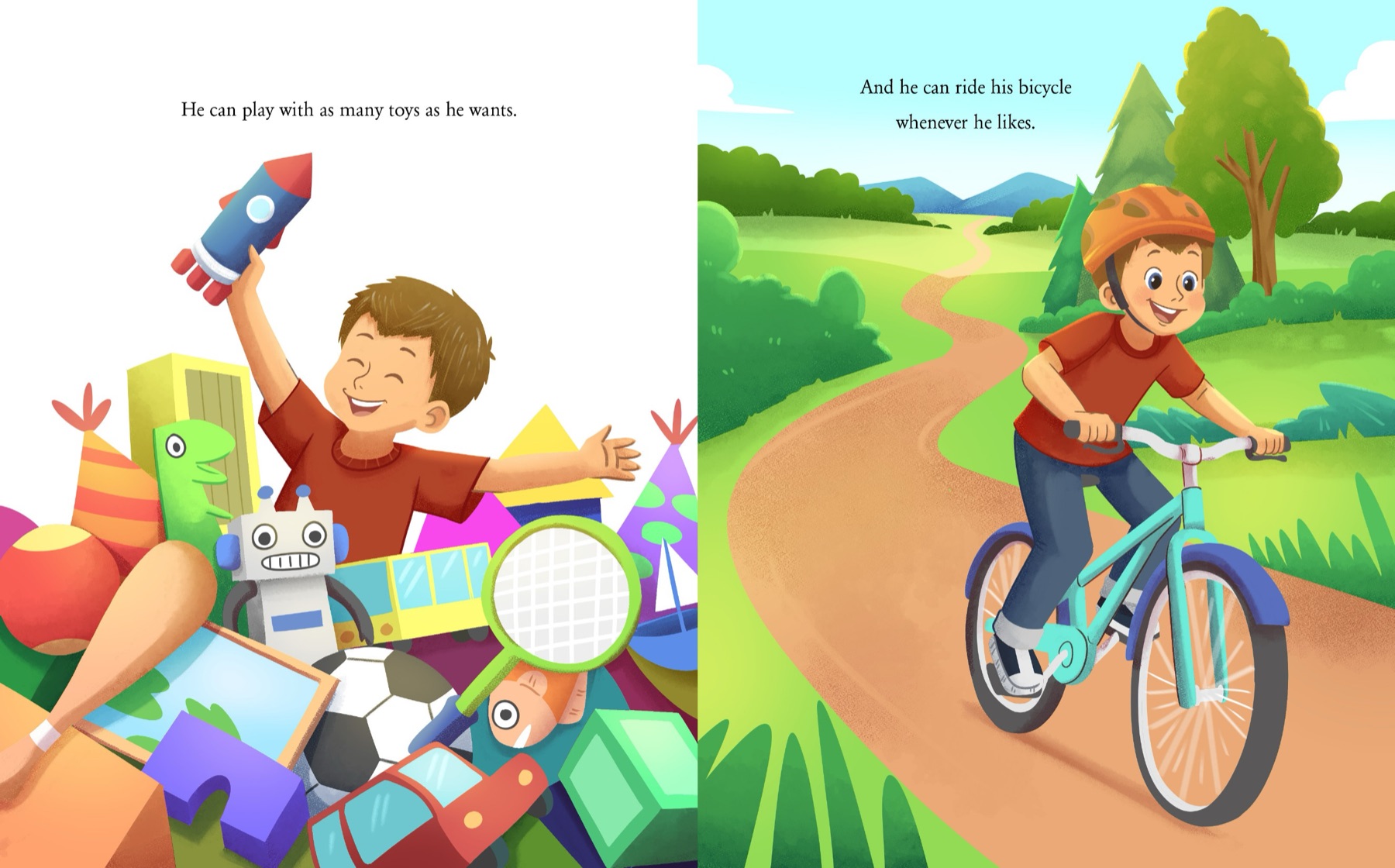 Pages from Joey and the Lease, spread 5